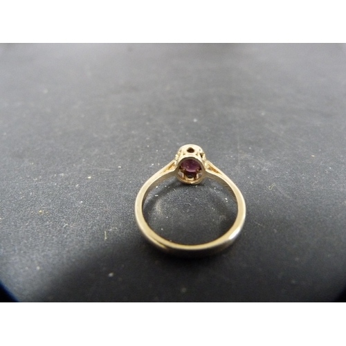 46 - 9ct gold signet-style ring and a lady's 9ct gold and gem-set ring, 6.3g gross.  (2)