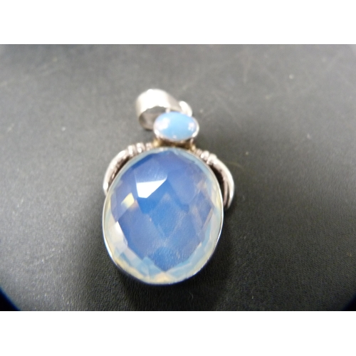 52 - Signet sterling silver cufflink set, boxed, late Victorian silver and gold fob, silver and moonstone... 