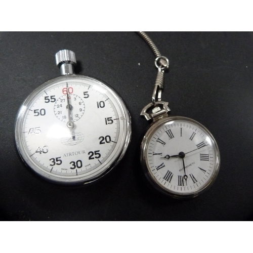 58 - Bag containing miscellaneous pocket watches to include rolled gold, Swiss made, Ingersoll, Westclox ... 