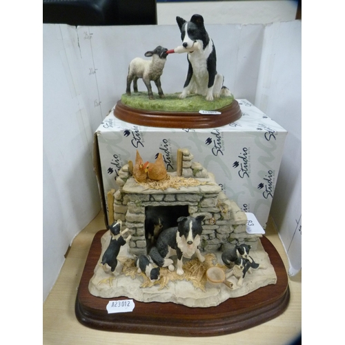 83 - Border Fine Arts group, 'Jock's Pride', no. JH5, designed by Ray Ayres, and 'Baby's Bottle', no, A89... 