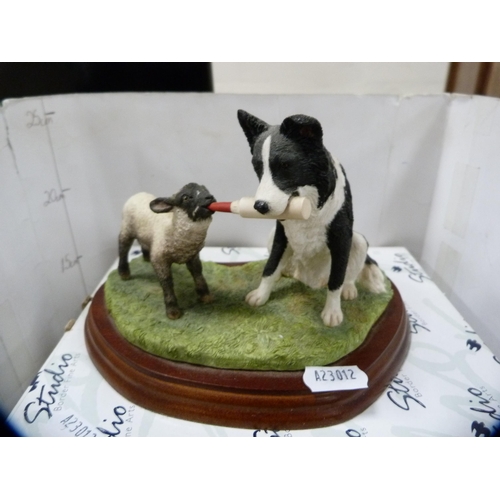 83 - Border Fine Arts group, 'Jock's Pride', no. JH5, designed by Ray Ayres, and 'Baby's Bottle', no, A89... 