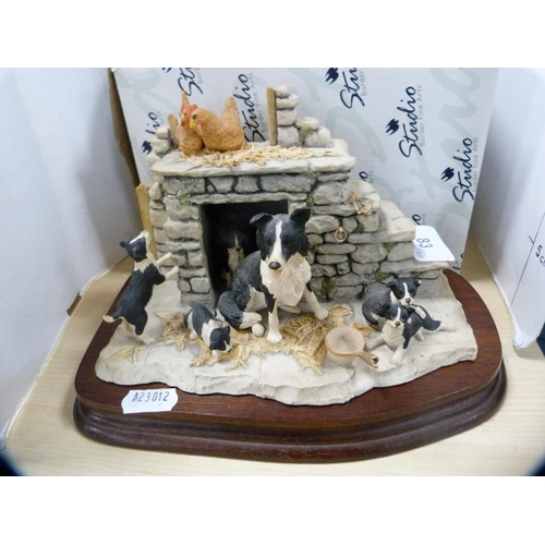 83 - Border Fine Arts group, 'Jock's Pride', no. JH5, designed by Ray Ayres, and 'Baby's Bottle', no, A89... 