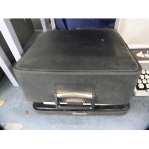 74 - Olympia typewriter, cased, and another.&nbsp; (2)