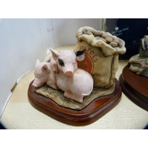 77 - Border Fine Arts group, 'Contented' from the James Herriot Studio collection, A5905, by Kerry Bell, ... 