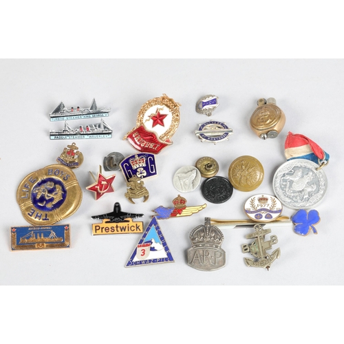 78 - Assorted badges and medals