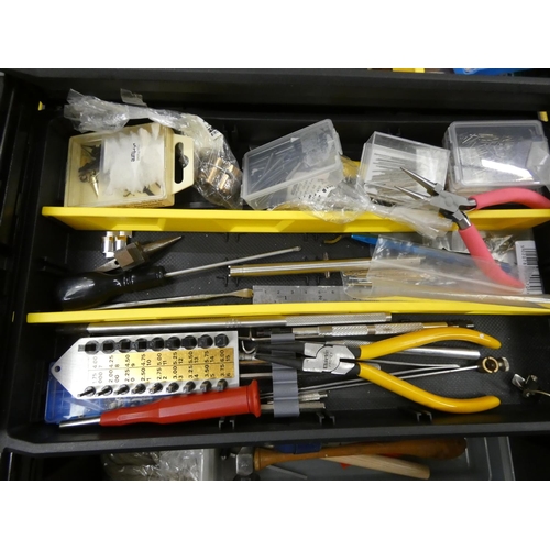 26 - Box of watch and clock maker's tools.