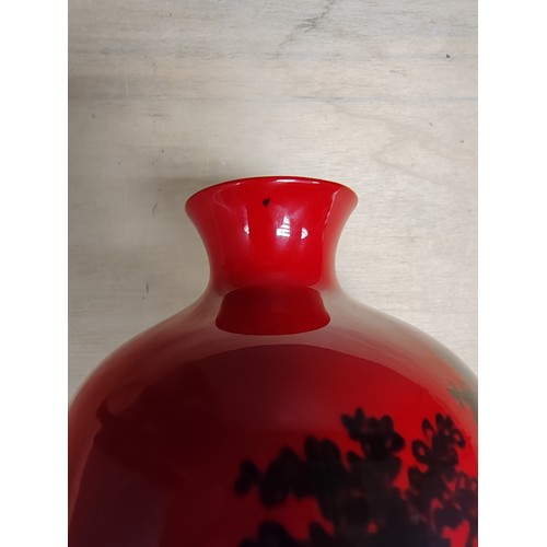 14 - Royal Doulton 'Flambe' Vase, 30cm high