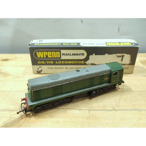 66 - Two Wrenn OO gauge models including Bo-Bo Diesel Electric BR. W2230, with box and papers and a coal ... 