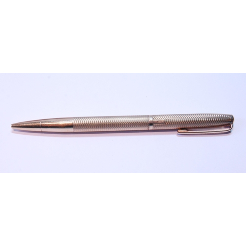 110 - 9ct gold Yard-o-Led propelling ballpoint pen, for Garrard, cased, 24g gross.