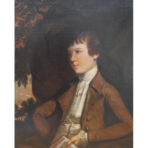 315 - Attributed to Charles Smith (Scottish, 1749 - 1824)Portrait of Robert Akers, half lengthOil on canva... 