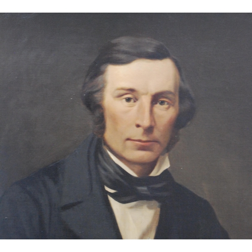 328 - 19th/20th Century British SchoolPortrait of a gentleman wearing a black bow tie, white shirt and bla... 