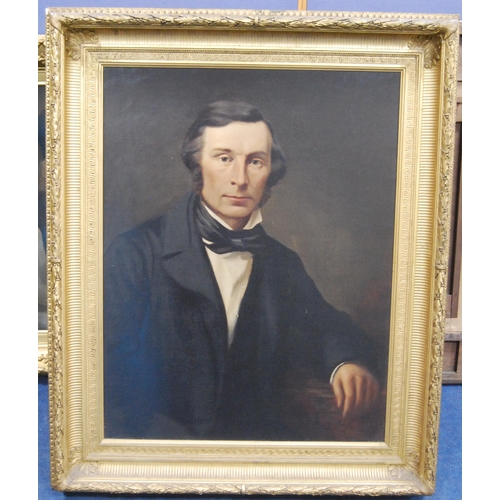 328 - 19th/20th Century British SchoolPortrait of a gentleman wearing a black bow tie, white shirt and bla... 