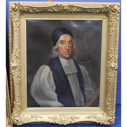 332 - 18th/19th Century SchoolPortrait of 'Edward' Lord Archbishop of Tuam, 1738, half lengthOil on canvas... 