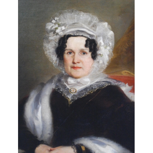 342 - 19th Century British SchoolPortrait of Mrs Obadiah Willans, wife of Mr Obadiah Willans and Great Aun... 