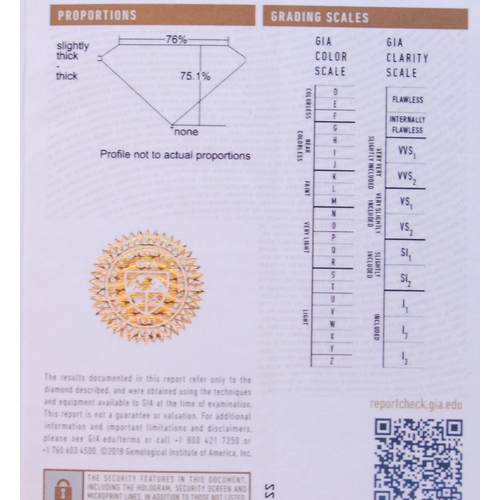 83 - Diamond solitaire ring, square modified-cut brilliant, in platinum, GLA report given as 0.80ct, colo... 