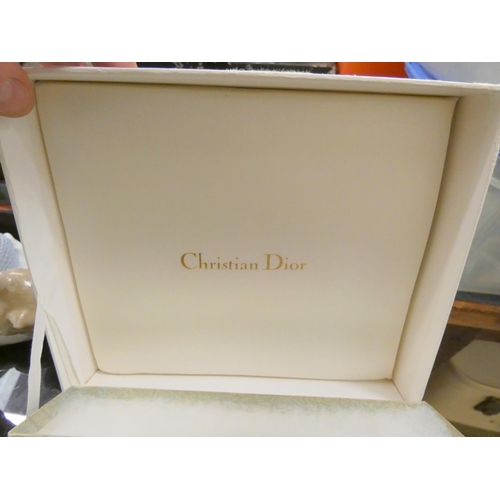 257 - Christian Dior gift box and others.