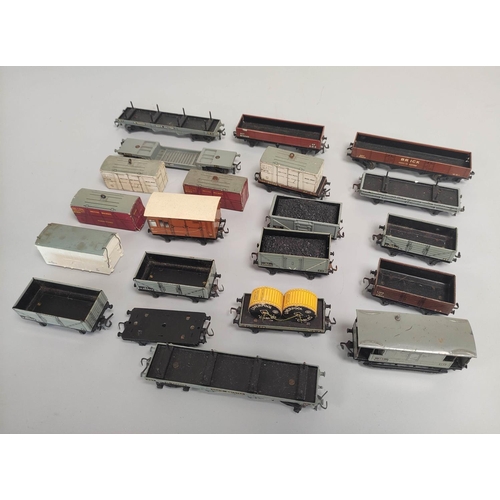 94 - Quantity of vintage Hornby Dublo OO gauge rolling stock to include 32086 Liverpool Cables wagon, ope... 