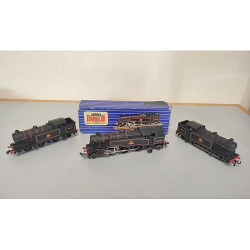 97 - Three Hornby OO gauge locomotives comprising of two BR 0-6-2 EDL17 Tank Locomotives locomotives and ... 