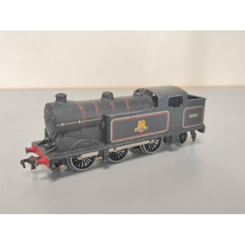 97 - Three Hornby OO gauge locomotives comprising of two BR 0-6-2 EDL17 Tank Locomotives locomotives and ... 