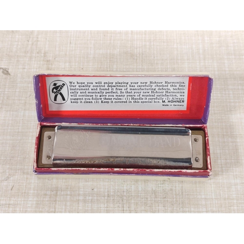 238 - Collection of harmonicas to include Marine Band, Echo Super Vamper, The Echo Harp, Blues Harp, etc (... 