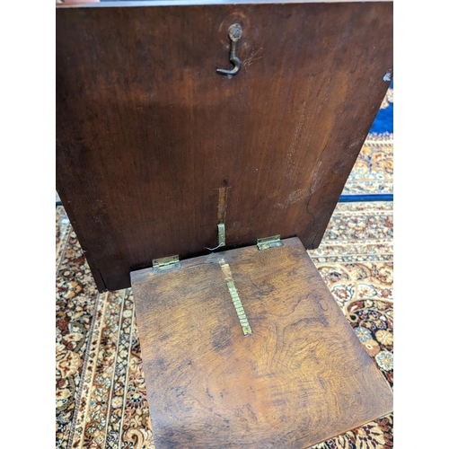 480 - 19th century mahogany music stand, with tilt-top, raised on turned support and tripod base, 120cm wh... 