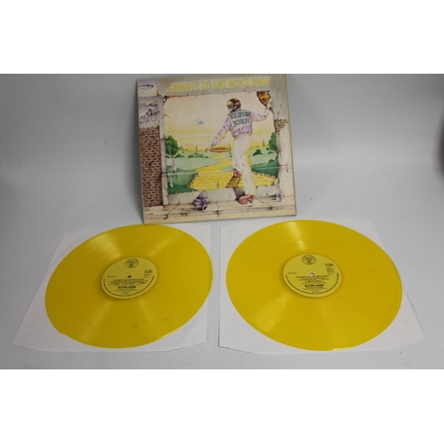 361 - Elton John Goodbye Yellow Brick Road on double record yellow vinyl.