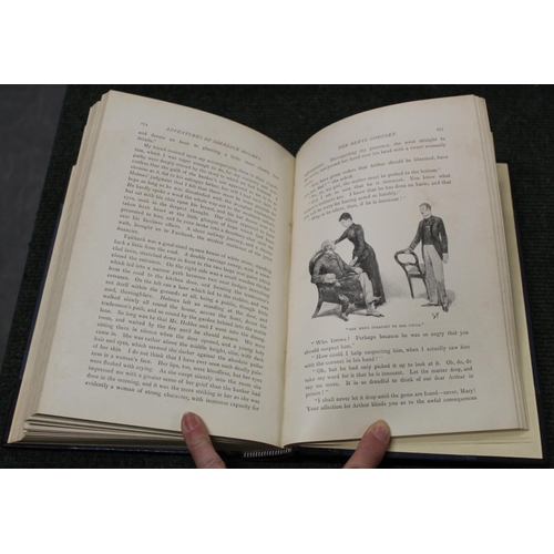 263 - CONAN DOYLE A.  The Adventures of Sherlock Holmes. Text illus. Large 8vo. Rebound half dark morocco.... 