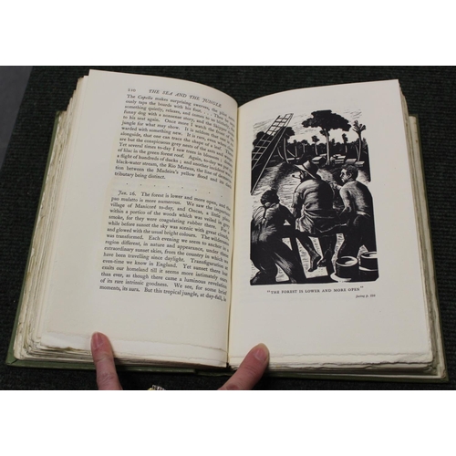 277 - TOMLINSON H. M.  The Sea & the Jungle. Signed ltd. ed. 495/515. Woodcut illus. by Clare Leighton... 