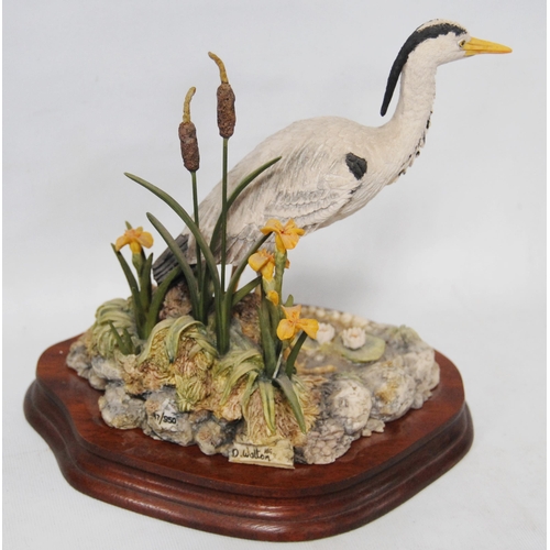 274 - Border Fine Arts limited edition figure, 'Patience', 1992, by David Walton, on a naturalistic base a... 