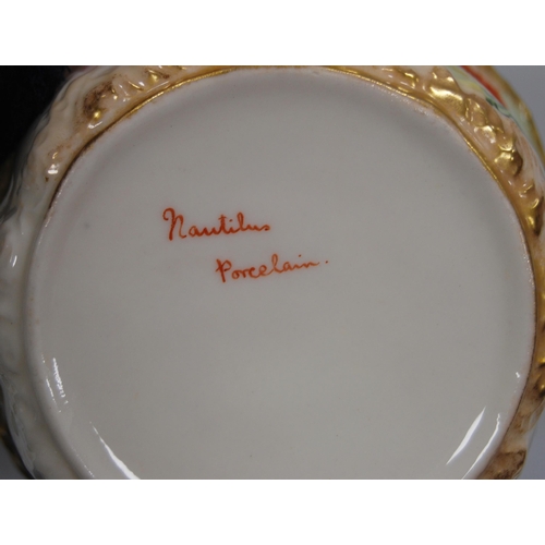 246 - Nautilus Porcelain part tea service (Possil Pottery, Glasgow) comprising six side plates, six saucer... 