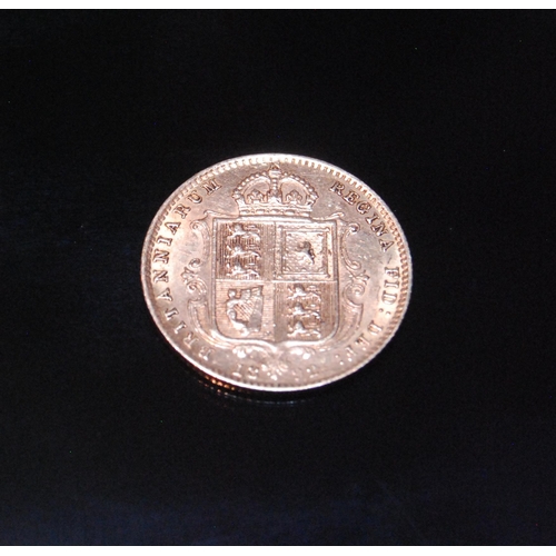 142 - Victorian gold half sovereign, 1892, 4g.