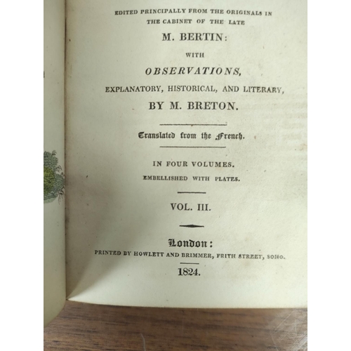 147 - BRETON DE LA MARTINIERE J. B.  China, Its Costume, Arts, Manufactures &c. 4 vols. in t... 