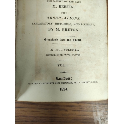 147 - BRETON DE LA MARTINIERE J. B.  China, Its Costume, Arts, Manufactures &c. 4 vols. in t... 