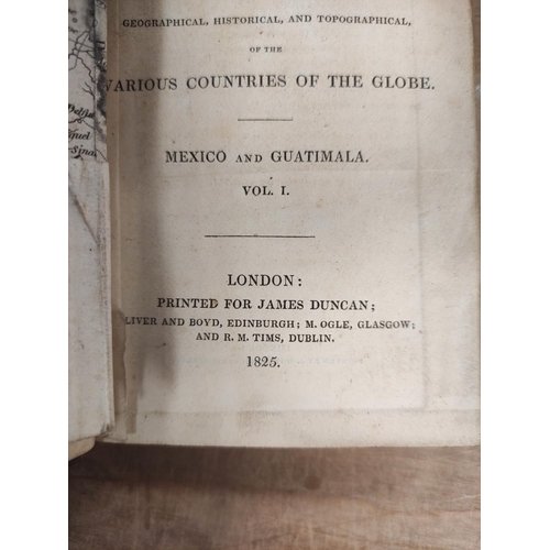 148 - DUNCAN JAMES (Pubs).  The Modern Traveller - 2 vols. re. Mexico & Guatimala (sic) &... 