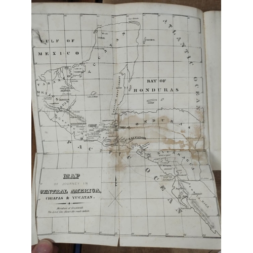 151 - STEPHENS JOHN L.  Incidents of Travel in Central America, Chiapas & Yucatan. 2 vols. Fldg. map, ... 