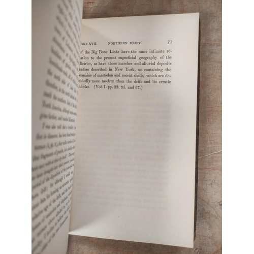 158 - LYELL SIR CHARLES.  Travels in North America, Canada & Nova Scotia with Geological Observations.... 