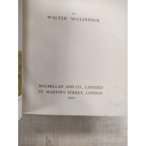 159 - McCLINTOCK WALTER.  The Old North Trail or Life, Legends & Religion of the Blackfeet I... 