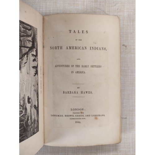 160 - HAWES BARBARA.  Tales of the North American Indians & Adventures of the Early Settlers... 