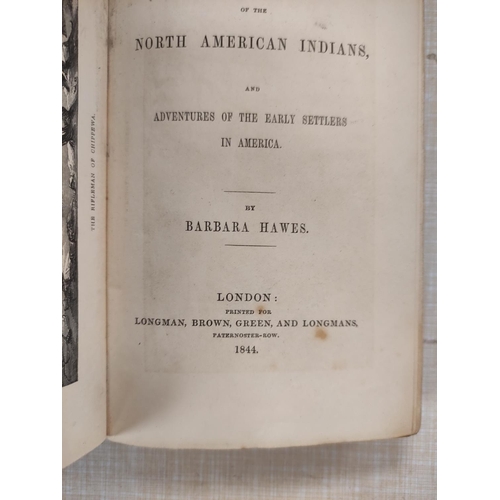 160 - HAWES BARBARA.  Tales of the North American Indians & Adventures of the Early Settlers... 