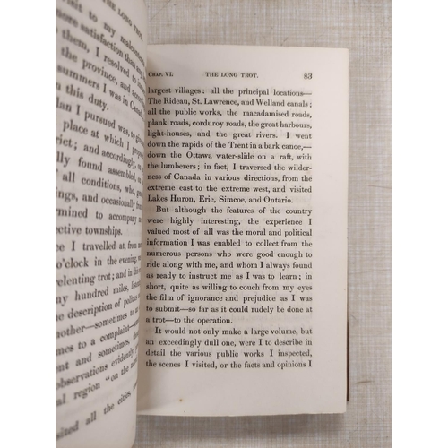 162 - HEAD SIR FRANCIS B.  The Emigrant (Canadian interest). Rebound half calf. 2nd ed., John Mu... 