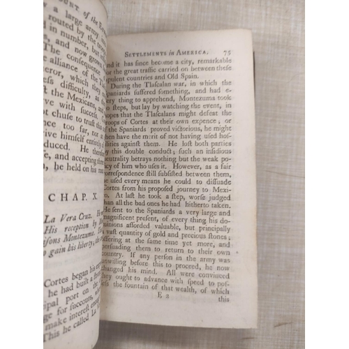 164 - (BURKE EDMUND).  An Account of the European Settlements in America. 2 vols. 12mo. Mottled calf. Dubl... 