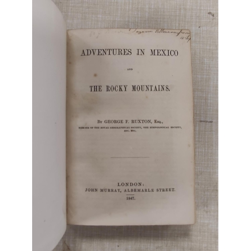 165 - BYAM GEORGE.  Wild Life in the Interior of Central America. Litho frontis. 12mo. Rebacked ... 