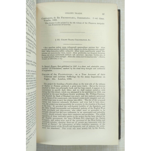101 - SMITH ADAM.  An Inquiry into the Nature & Causes of the Wealth of Nations. 3 vols. Old red cloth... 