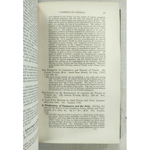 101 - SMITH ADAM.  An Inquiry into the Nature & Causes of the Wealth of Nations. 3 vols. Old red cloth... 