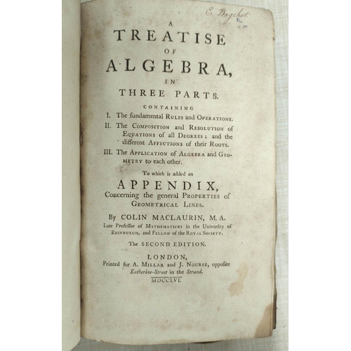 116 - WALKINGAME FRANCIS.  The Tutor's Assistant Being a Compendium of Arithmetic, ed. by T. Cro... 