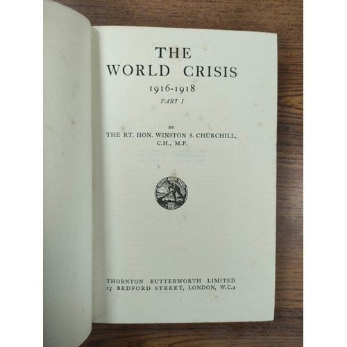 85 - CHURCHILL WINSTON S.  13 various vols. by or re. Churchill; also 3 others.  (16).