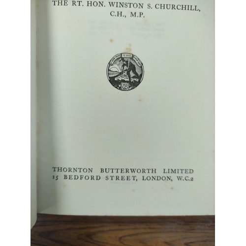 85 - CHURCHILL WINSTON S.  13 various vols. by or re. Churchill; also 3 others.  (16).