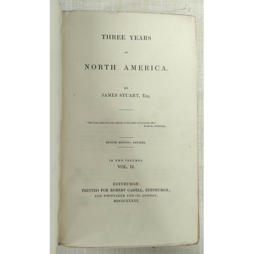 93 - MURRAY CHARLES AUGUSTUS.  Travels in North America including a Summer Residence with the P... 