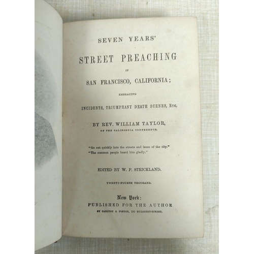 96 - TAYLOR WILLIAM.  California Life Illustrated. Eng. frontis & 15 eng. plates. Orig. emb... 