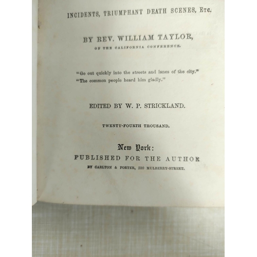 96 - TAYLOR WILLIAM.  California Life Illustrated. Eng. frontis & 15 eng. plates. Orig. emb... 